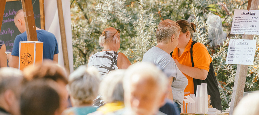 Sanddorn-Erntefest 2019 in Petzow bei Potsdam